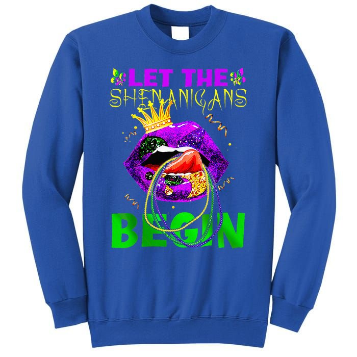 Let The Shenanigans Begin Mardi Gras Sweatshirt