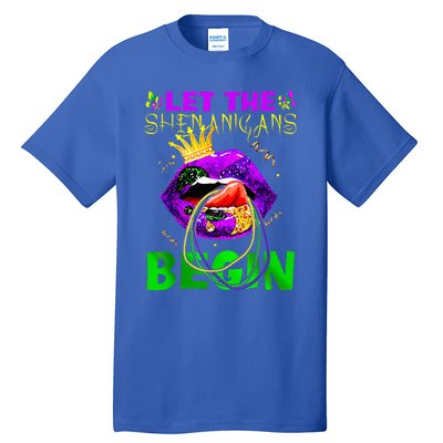 Let The Shenanigans Begin Mardi Gras Tall T-Shirt