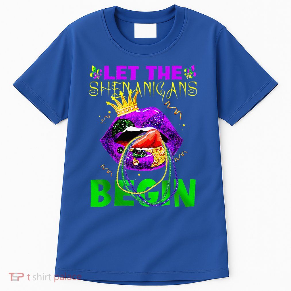 Let The Shenanigans Begin Mardi Gras Tall T-Shirt