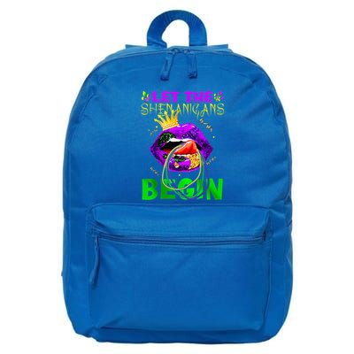 Let The Shenanigans Begin Mardi Gras 16 in Basic Backpack
