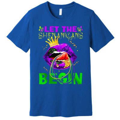 Let The Shenanigans Begin Mardi Gras Premium T-Shirt