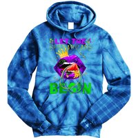 Let The Shenanigans Begin Mardi Gras Tie Dye Hoodie