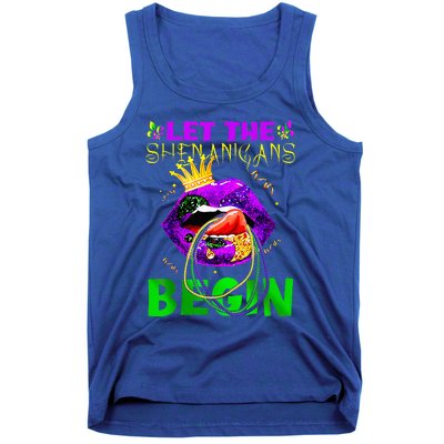 Let The Shenanigans Begin Mardi Gras Tank Top