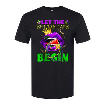 Let The Shenanigans Begin Mardi Gras Softstyle CVC T-Shirt