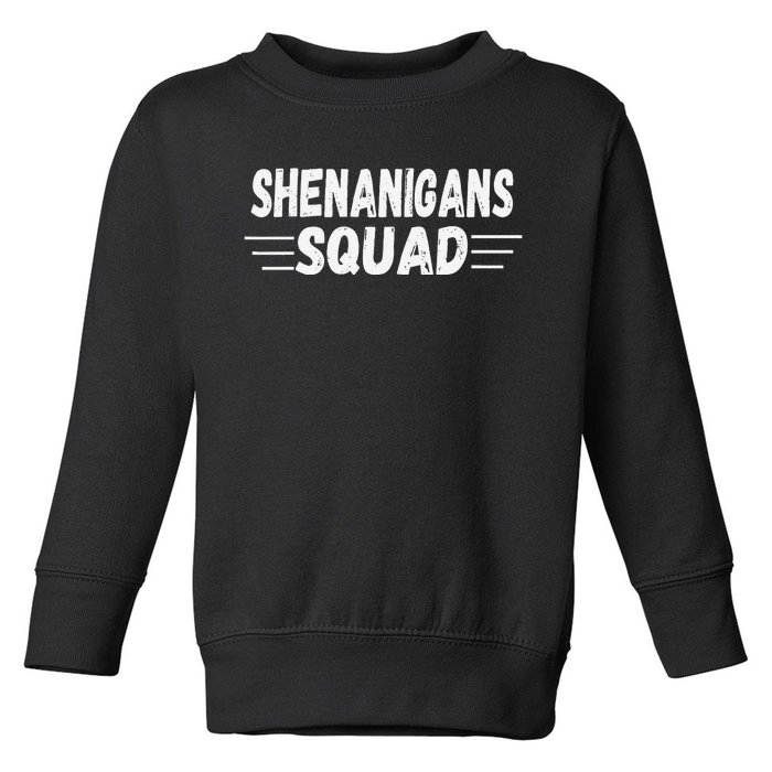 Let The Shenanigans St Patricks Day Drinking Party Irish Toddler Sweatshirt