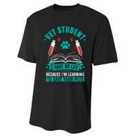 Learning To Save Pets Funny Vet Tech Veterinarians Student Cute Gift Performance Sprint T-Shirt