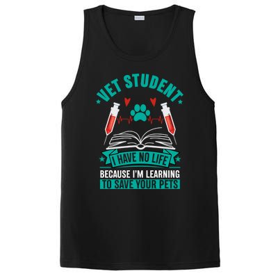 Learning To Save Pets Funny Vet Tech Veterinarians Student Cute Gift PosiCharge Competitor Tank