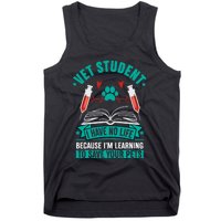 Learning To Save Pets Funny Vet Tech Veterinarians Student Cute Gift Tank Top