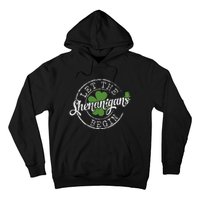 Let The Shenanigans Begin Funny Clovers St Patricks Day Hoodie