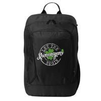 Let The Shenanigans Begin Funny Clovers St Patricks Day City Backpack