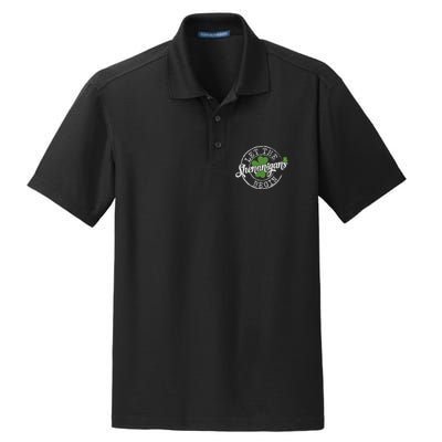 Let The Shenanigans Begin Funny Clovers St Patricks Day Dry Zone Grid Polo