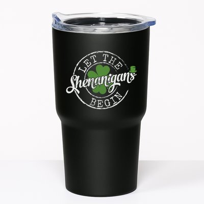 Let The Shenanigans Begin Funny Clovers St Patricks Day Tumbler