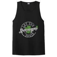Let The Shenanigans Begin Funny Clovers St Patricks Day PosiCharge Competitor Tank