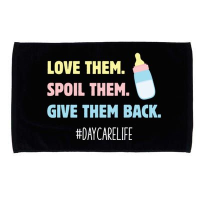 Love Them Spoil Them Give Them Back Care Provider Gift Microfiber Hand Towel