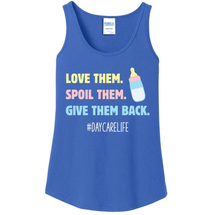 Love Them Spoil Them Give Them Back Care Provider Gift Ladies Essential Tank