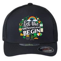 Let The Shenanigans Begin Rainbow Flexfit Unipanel Trucker Cap