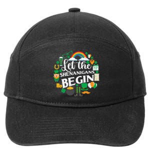 Let The Shenanigans Begin Rainbow 7-Panel Snapback Hat