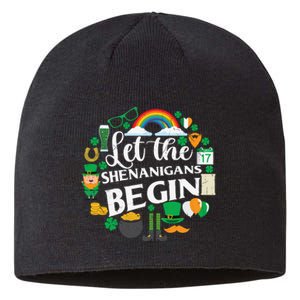 Let The Shenanigans Begin Rainbow Sustainable Beanie