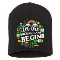 Let The Shenanigans Begin Rainbow Short Acrylic Beanie