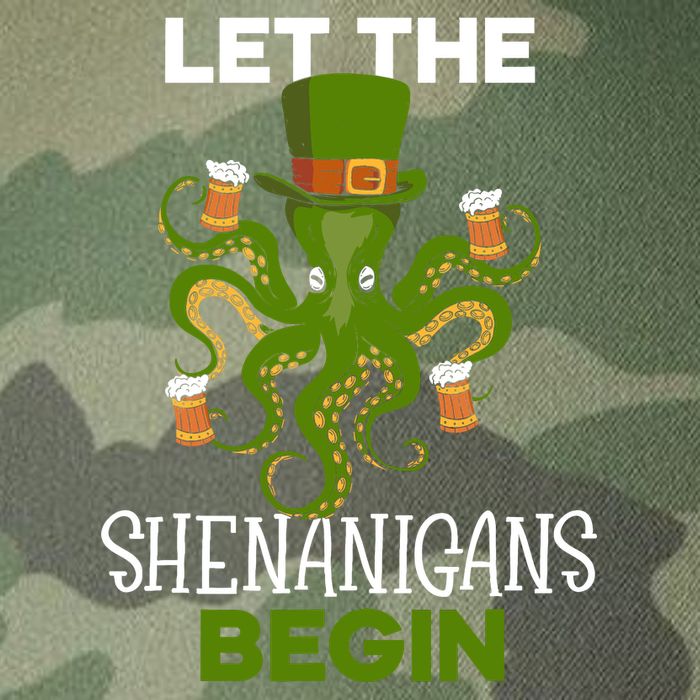 Let The Shenanigans Begin St. Patricks Day Irish Ireland St Legacy Tie Dye Trucker Hat