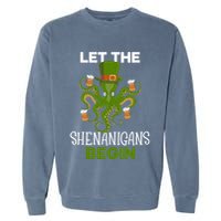 Let The Shenanigans Begin St. Patricks Day Irish Ireland St Garment-Dyed Sweatshirt