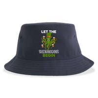 Let The Shenanigans Begin St. Patricks Day Irish Ireland St Sustainable Bucket Hat