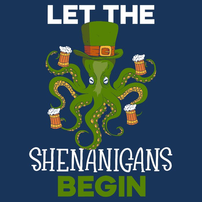 Let The Shenanigans Begin St. Patricks Day Irish Ireland St Sustainable Bucket Hat