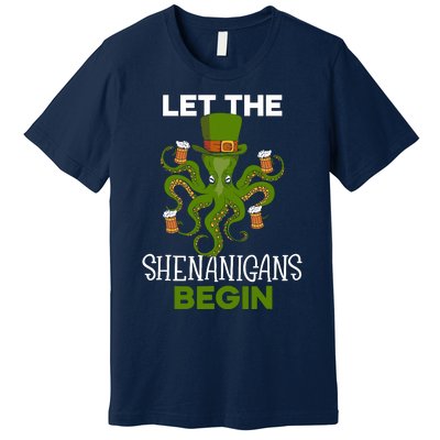 Let The Shenanigans Begin St. Patricks Day Irish Ireland St Premium T-Shirt