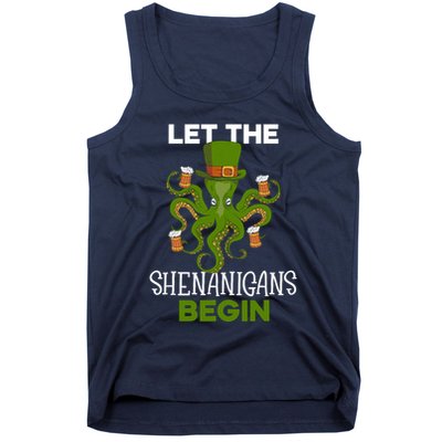 Let The Shenanigans Begin St. Patricks Day Irish Ireland St Tank Top