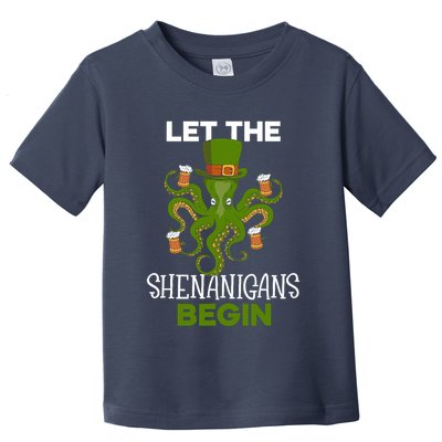 Let The Shenanigans Begin St. Patricks Day Irish Ireland St Toddler T-Shirt