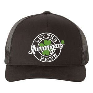 Let The Shenanigans Begin Yupoong Adult 5-Panel Trucker Hat