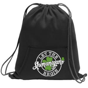 Let The Shenanigans Begin Sweatshirt Cinch Pack Bag