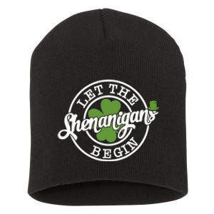 Let The Shenanigans Begin Short Acrylic Beanie