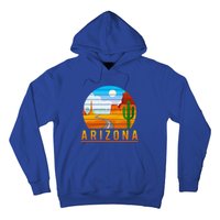 Love The State Of Arizona Desert Road And Saguaro Cactus Gift Hoodie