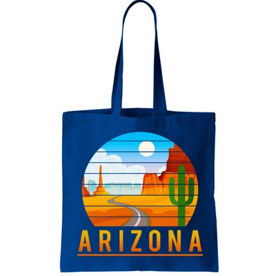 Love The State Of Arizona Desert Road And Saguaro Cactus Gift Bag