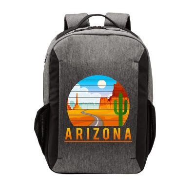 Love The State Of Arizona Desert Road And Saguaro Cactus Gift Vector Backpack