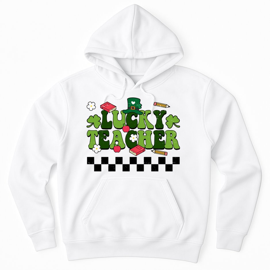 Lucky Teacher St Patrick's Day Holiday Hoodie