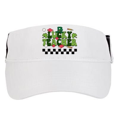 Lucky Teacher St Patrick's Day Holiday Adult Drive Performance Visor