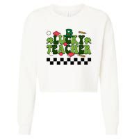 Lucky Teacher St Patrick's Day Holiday Cropped Pullover Crew