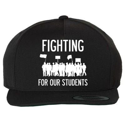 LA Teacher Strike Protest Los Angeles Teach Education Union Wool Snapback Cap