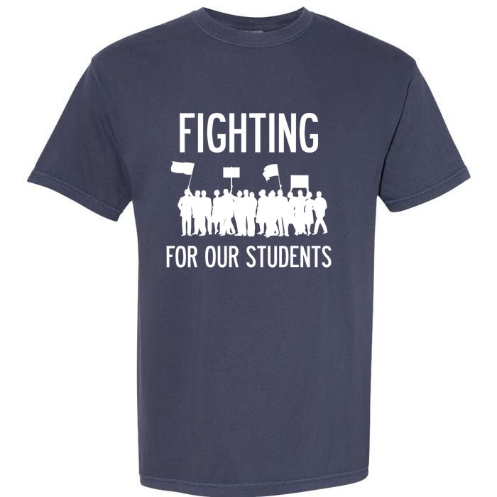 LA Teacher Strike Protest Los Angeles Teach Education Union Garment-Dyed Heavyweight T-Shirt