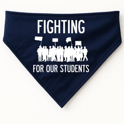 LA Teacher Strike Protest Los Angeles Teach Education Union USA-Made Doggie Bandana