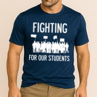 LA Teacher Strike Protest Los Angeles Teach Education Union Cooling Performance Crew T-Shirt