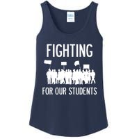 LA Teacher Strike Protest Los Angeles Teach Education Union Ladies Essential Tank