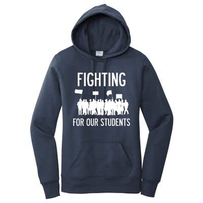 LA Teacher Strike Protest Los Angeles Teach Education Union Women's Pullover Hoodie