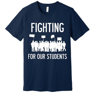 LA Teacher Strike Protest Los Angeles Teach Education Union Premium T-Shirt