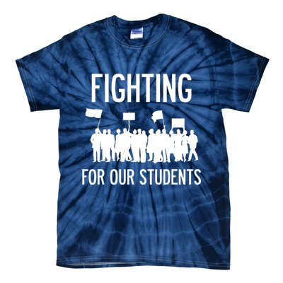 LA Teacher Strike Protest Los Angeles Teach Education Union Tie-Dye T-Shirt