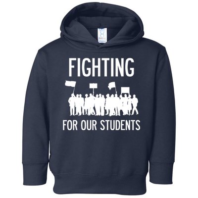 LA Teacher Strike Protest Los Angeles Teach Education Union Toddler Hoodie
