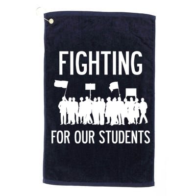 LA Teacher Strike Protest Los Angeles Teach Education Union Golf Towel