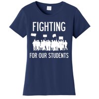 LA Teacher Strike Protest Los Angeles Teach Education Union Women's T-Shirt